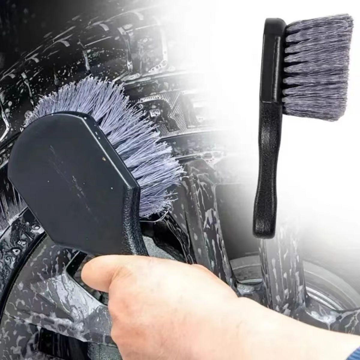 Car Detailing Brush - Brosse de nettoyage de roues de