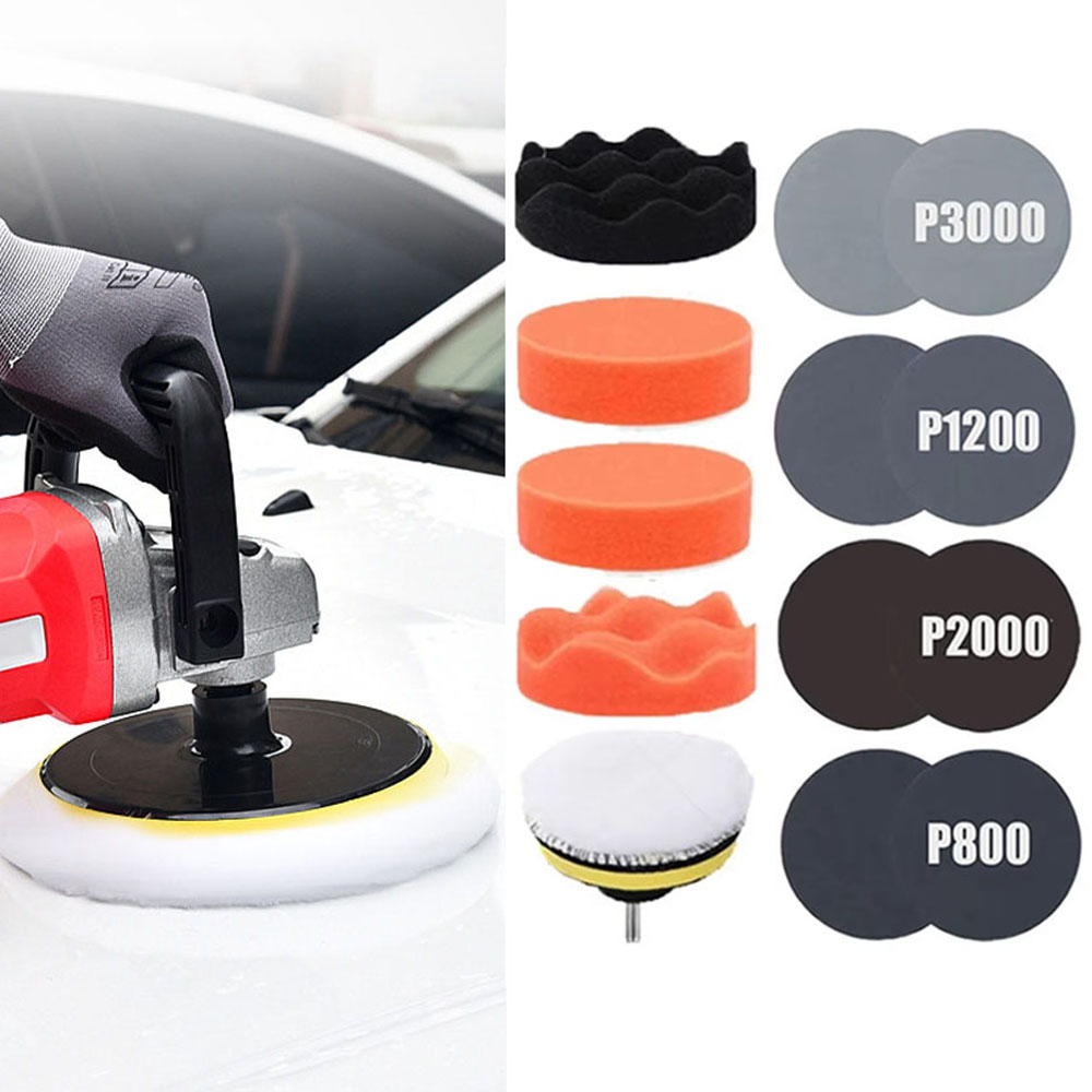 Car Wax Polishing Pad - Kit de polissage de tampon éponge