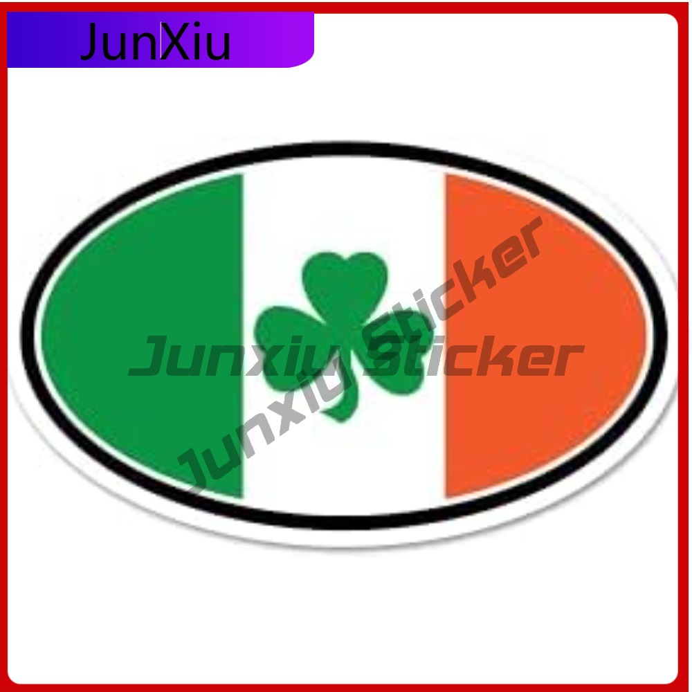 Car Accessories Ireland - Shamrock – autocollant drapeau de fenêtre