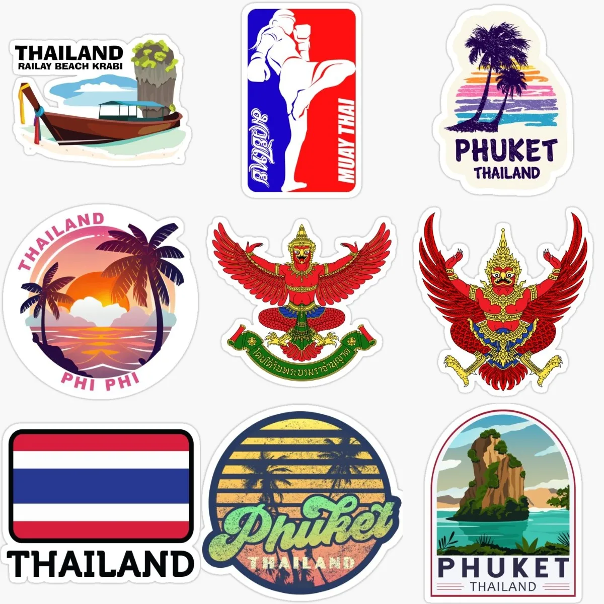 Car Accessories Thailand - T drapeau thaïlandais paysage emblème accessoires