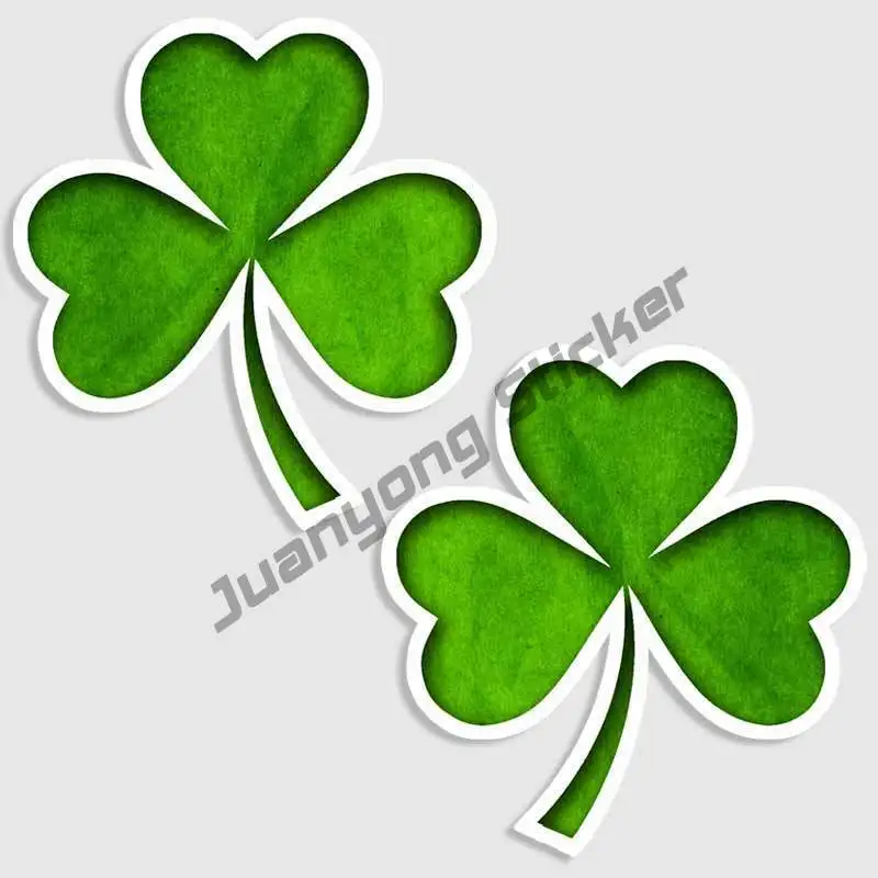 Car Accessories Ireland - Autocollant de trèfle irlandais Shamrock, 2