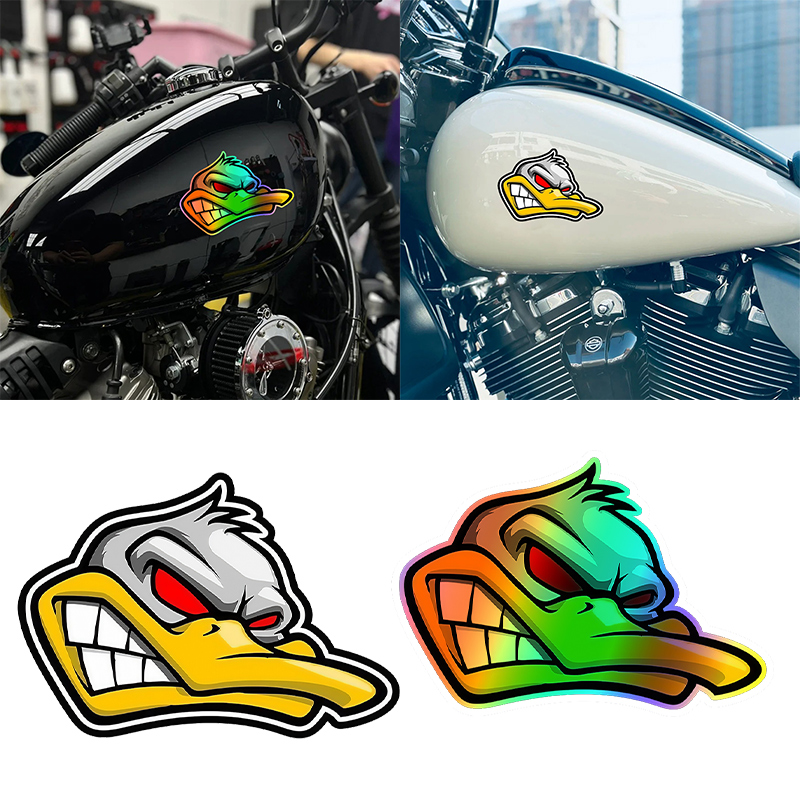Car Accessories Nz - Autocollants tête de canard en colère