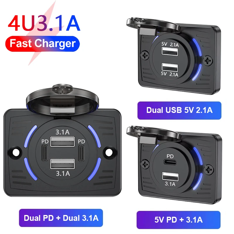 Car Accessories Thailand - Prise de chargeur de voiture double