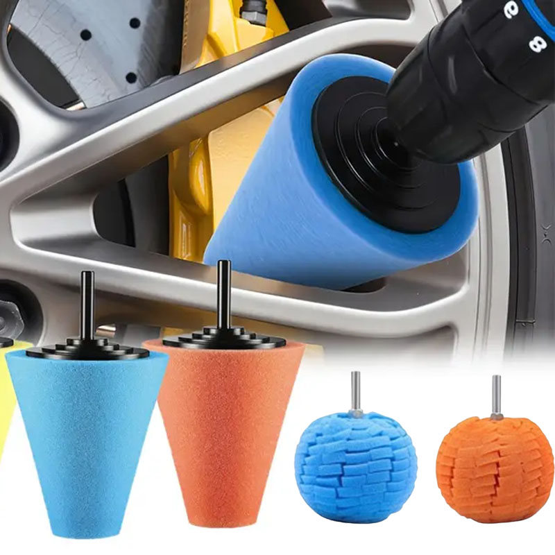 Car Wax Polishing Pad - Kit de tampons éponge de polissage