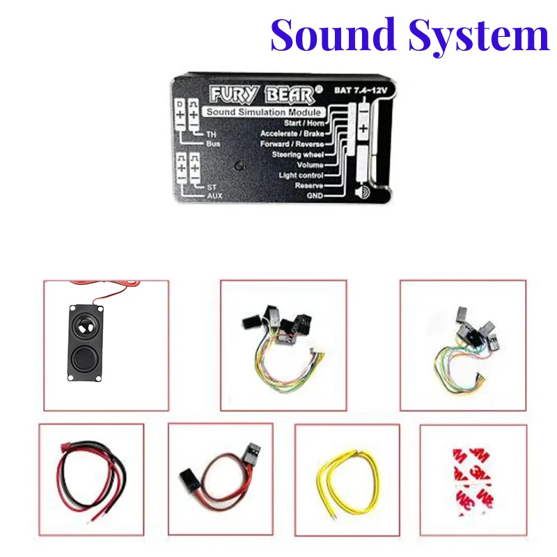 Car Accessories Sound System - Fury Bear-Groupe sonore de système sonore