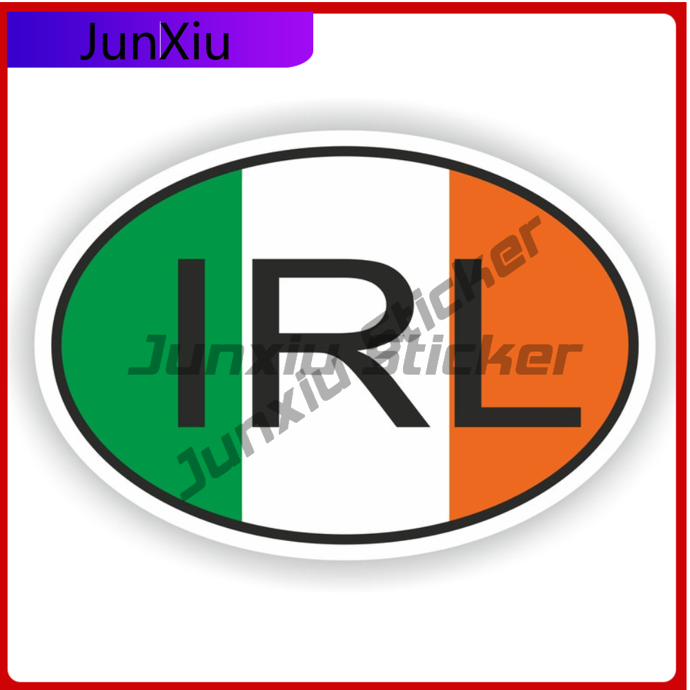Car Accessories Ireland - Autocollant ovale avec code pays IRL