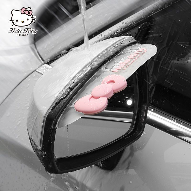 Car Accessories Girl - Pare-pluie Kawaii Sanrio HelloKitty pour rétroviseur,