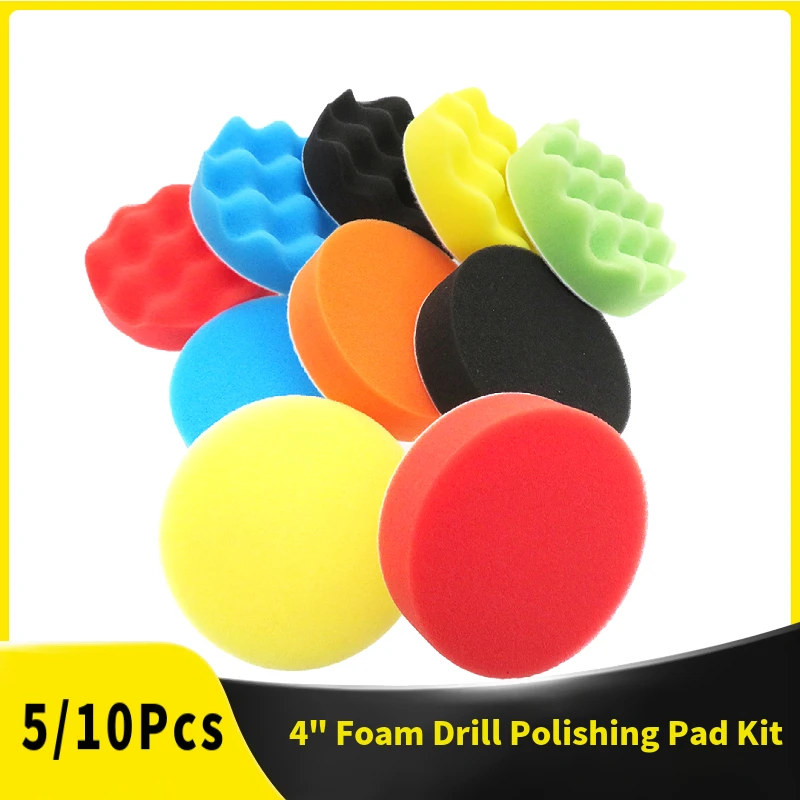 Car Wax Polishing Pad - 5/10 Pcs Tampon De Polissage Pour