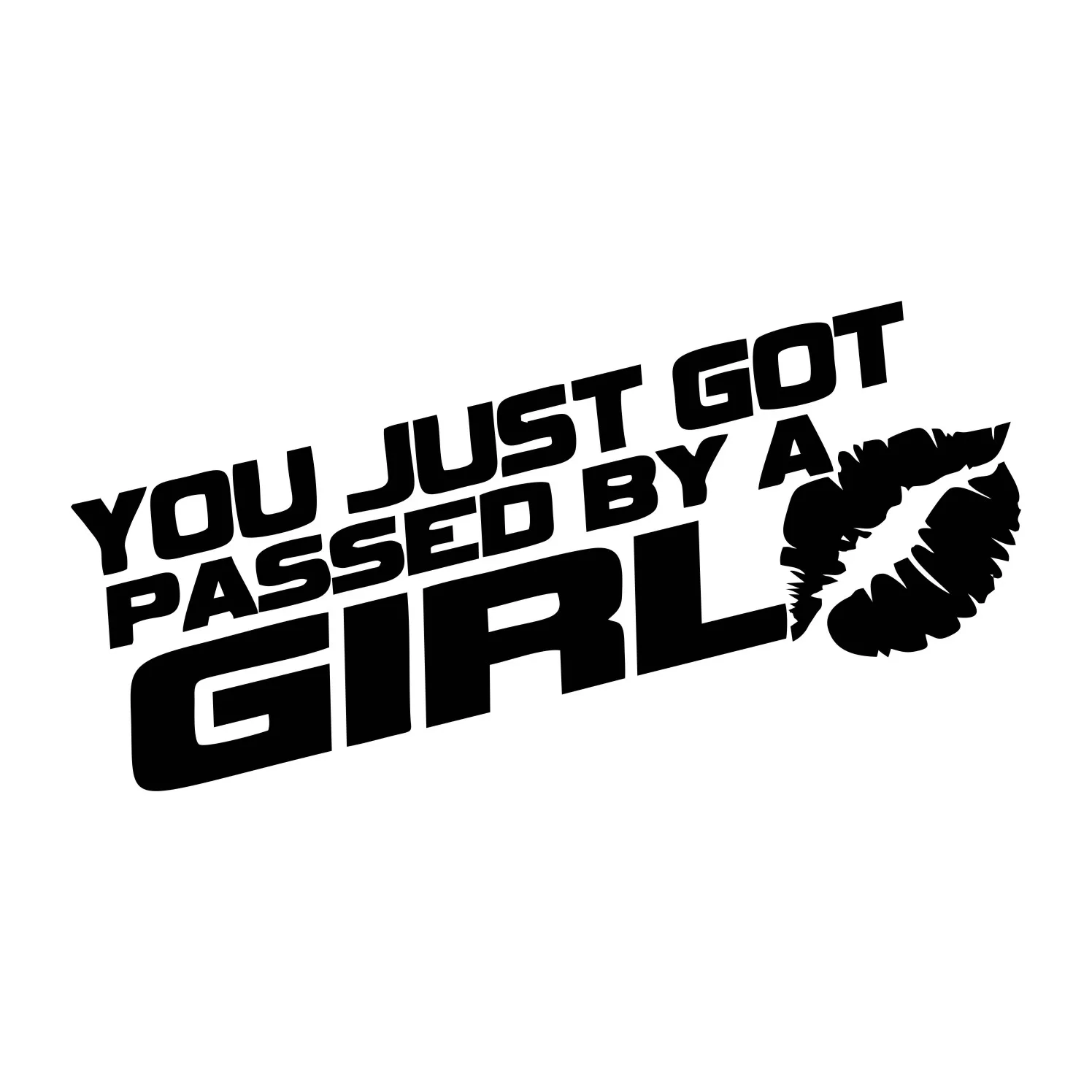 Car Accessories Girl - Autocollant de voiture en vinyle amusant,