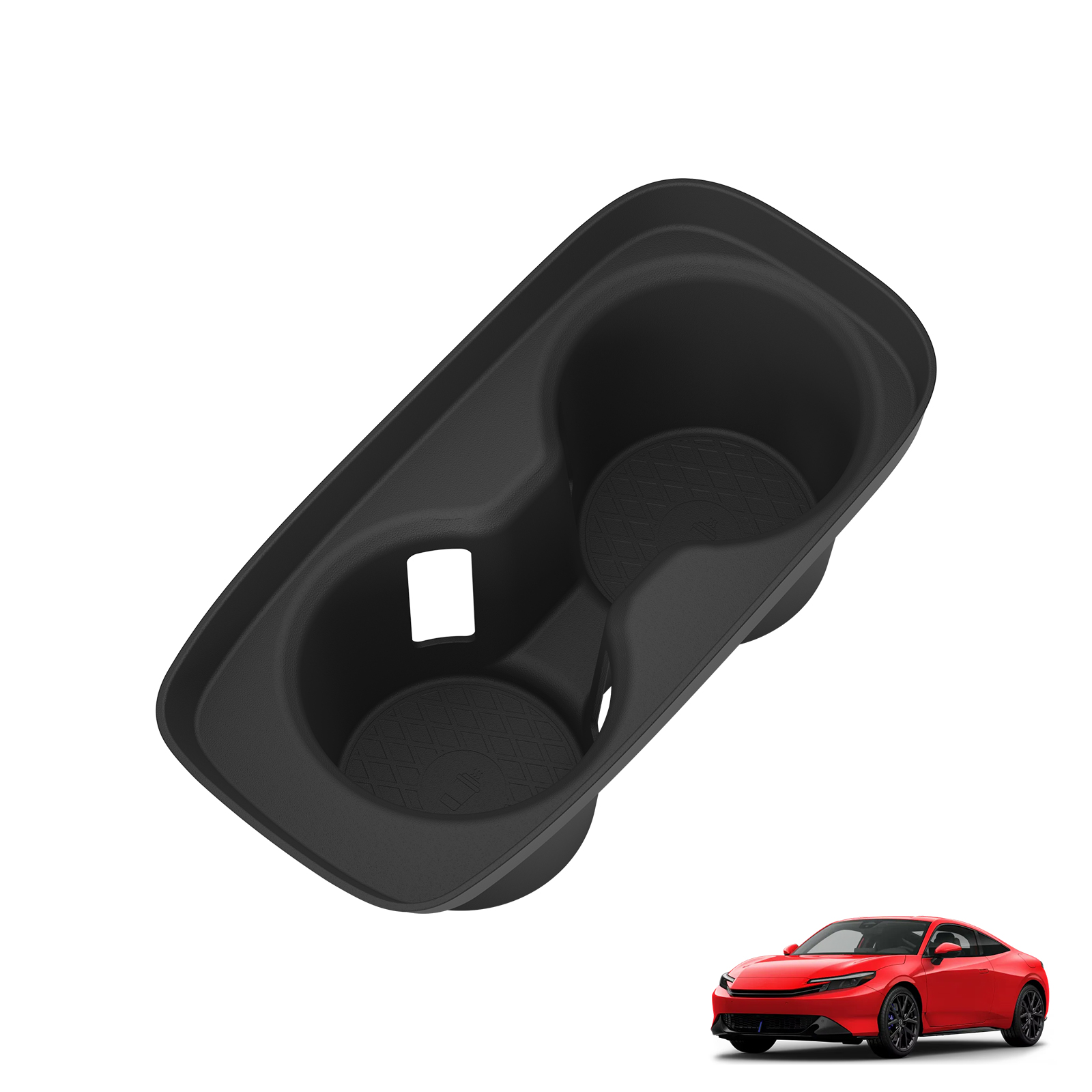 Car Accessories Honda - Porte-gobelets de console centrale noir en