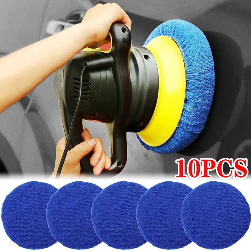 Car Wax Polishing Pad - Tampon de polissage en microfibre pour