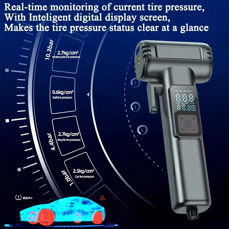 Compresseur d'air sans fil per - Tire Pressure Monitor avis et prix