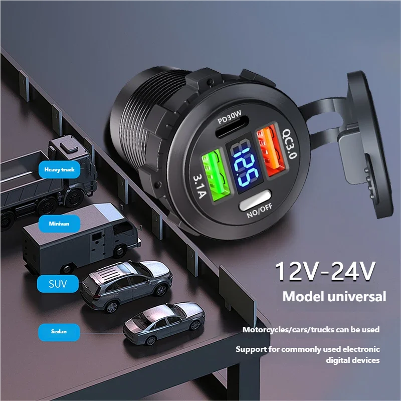 Chargeur de voiture rapide QC  - Car Accessories Thailand avis et prix