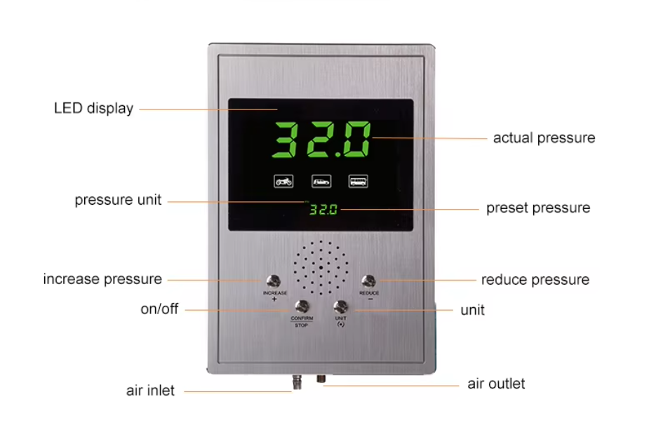 Gonfleur de pneus numérique en - Tire Pressure Monitor avis et prix