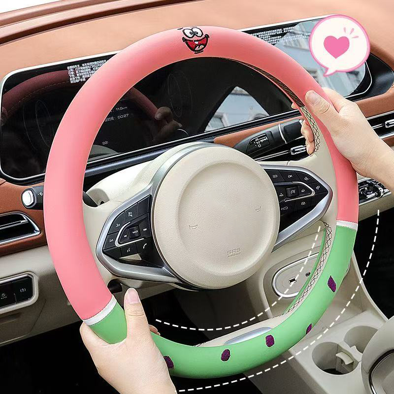 Housse de volant de dessin ani - Car Accessories Girl avis et prix
