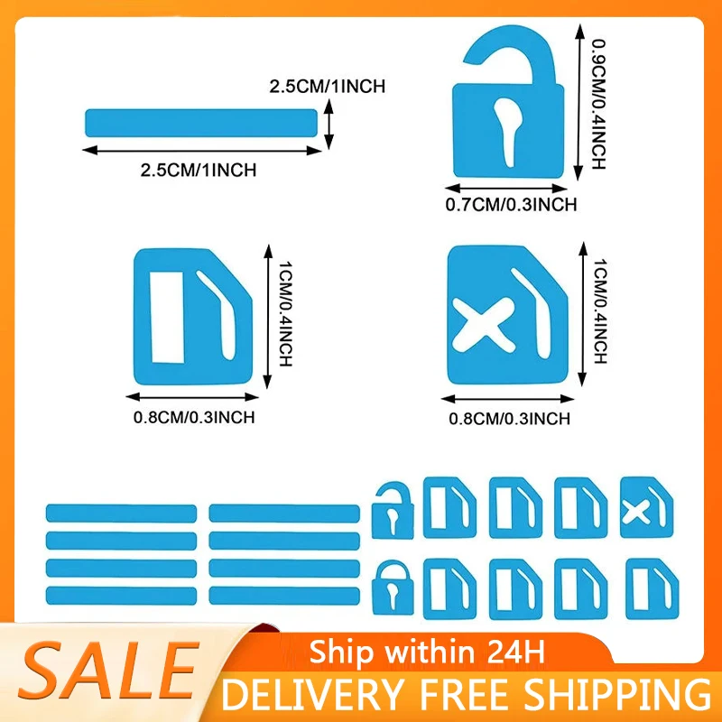 18 autocollants lumineux pour  - Car Accessories Nz avis et prix