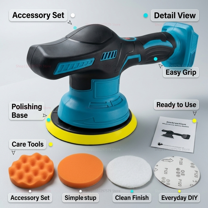 Polisseuse de voiture sans fil - Car Detailing Brush avis et prix
