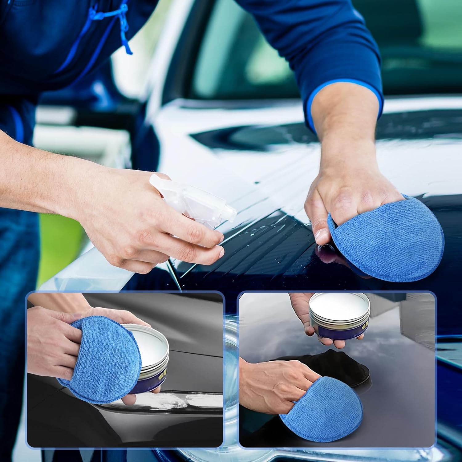 Éponge de nettoyage automobile - Car Wax Polishing Pad avis et prix