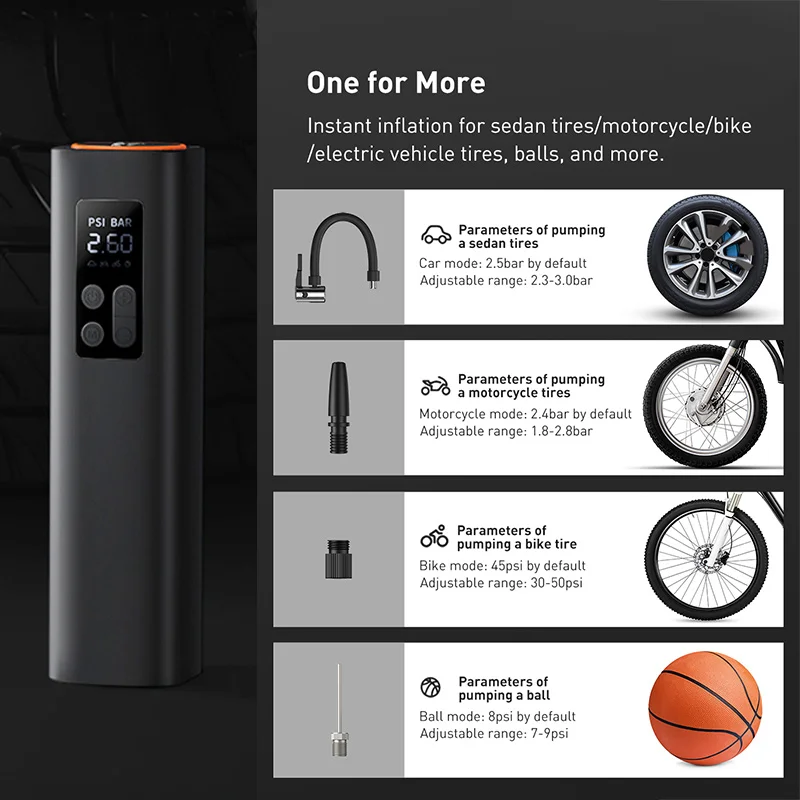 Mini compresseur d'air numériq - Tire Pressure Monitor avis et prix