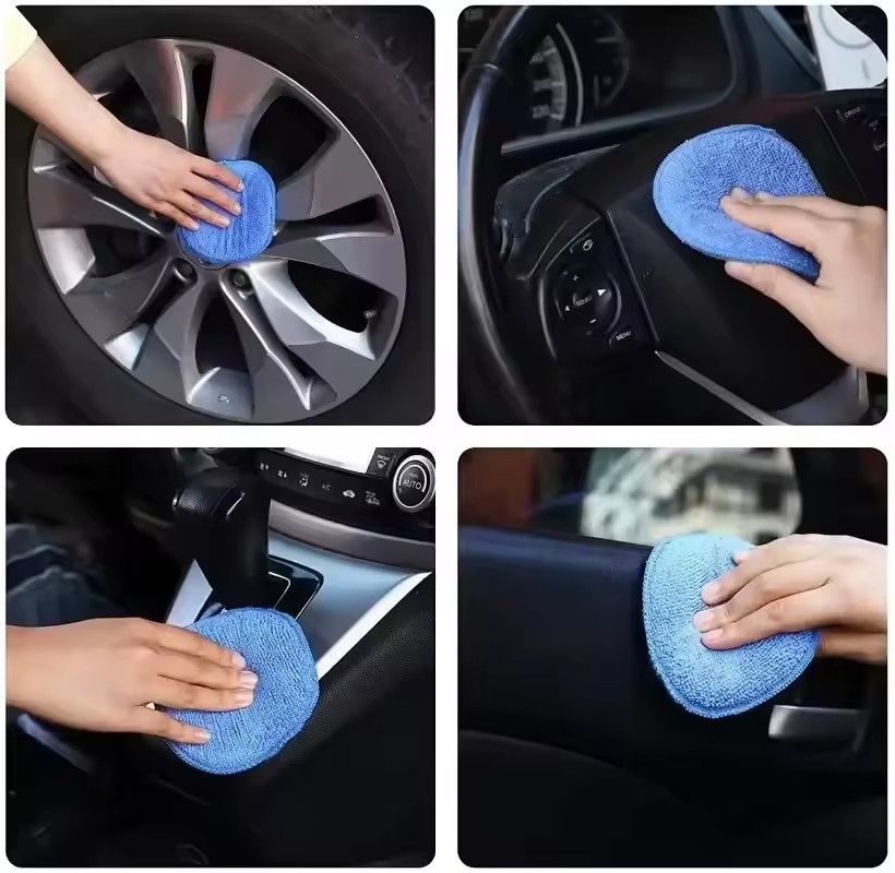 10/1 Pièces Gants applicateurs - Car Wax Polishing Pad avis et prix
