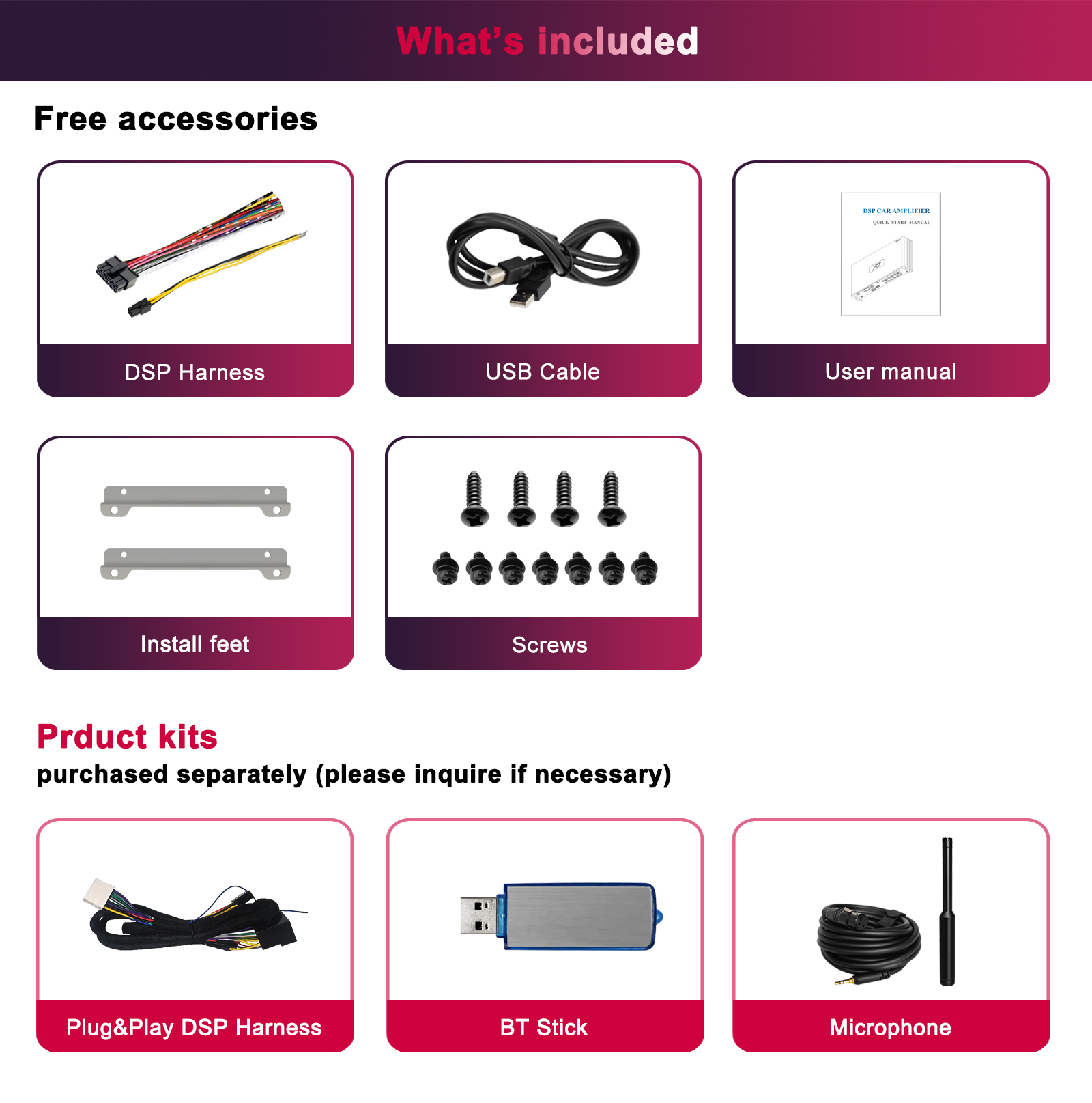 Amplificateur de voiture numér - Car Accessories Sound System avis et prix