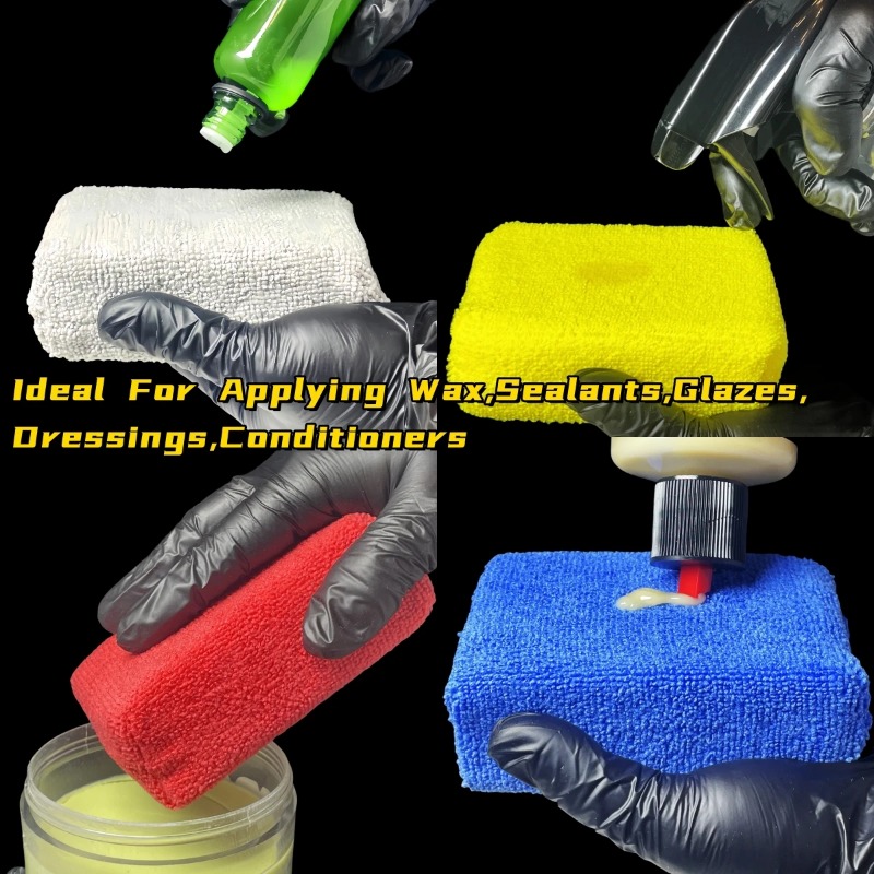 8 tampons applicateurs de cire - Car Wax Polishing Pad avis et prix