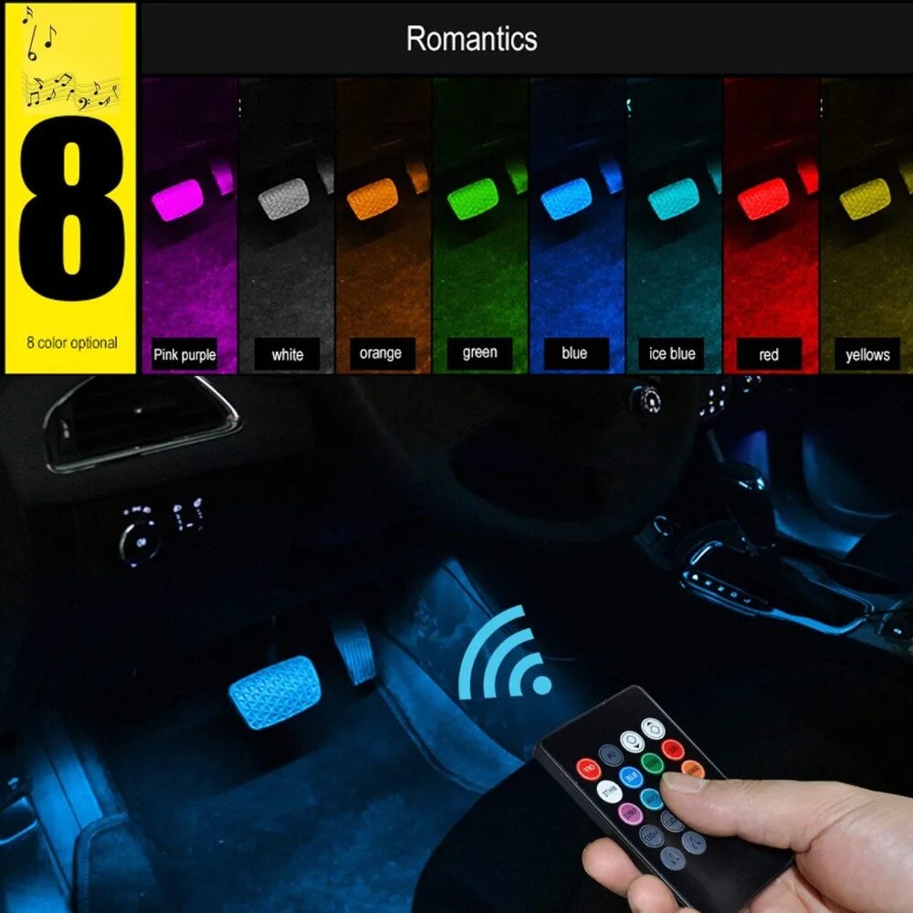 Lumières d'ambiance universell - Car Accessories Sound System avis et prix