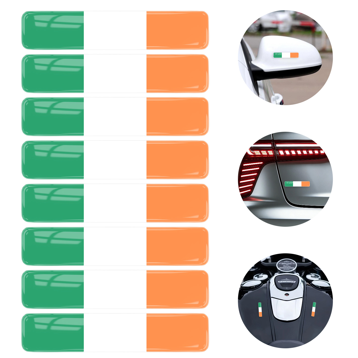 Autocollants 3D en Gel époxy p - Car Accessories Ireland avis et prix
