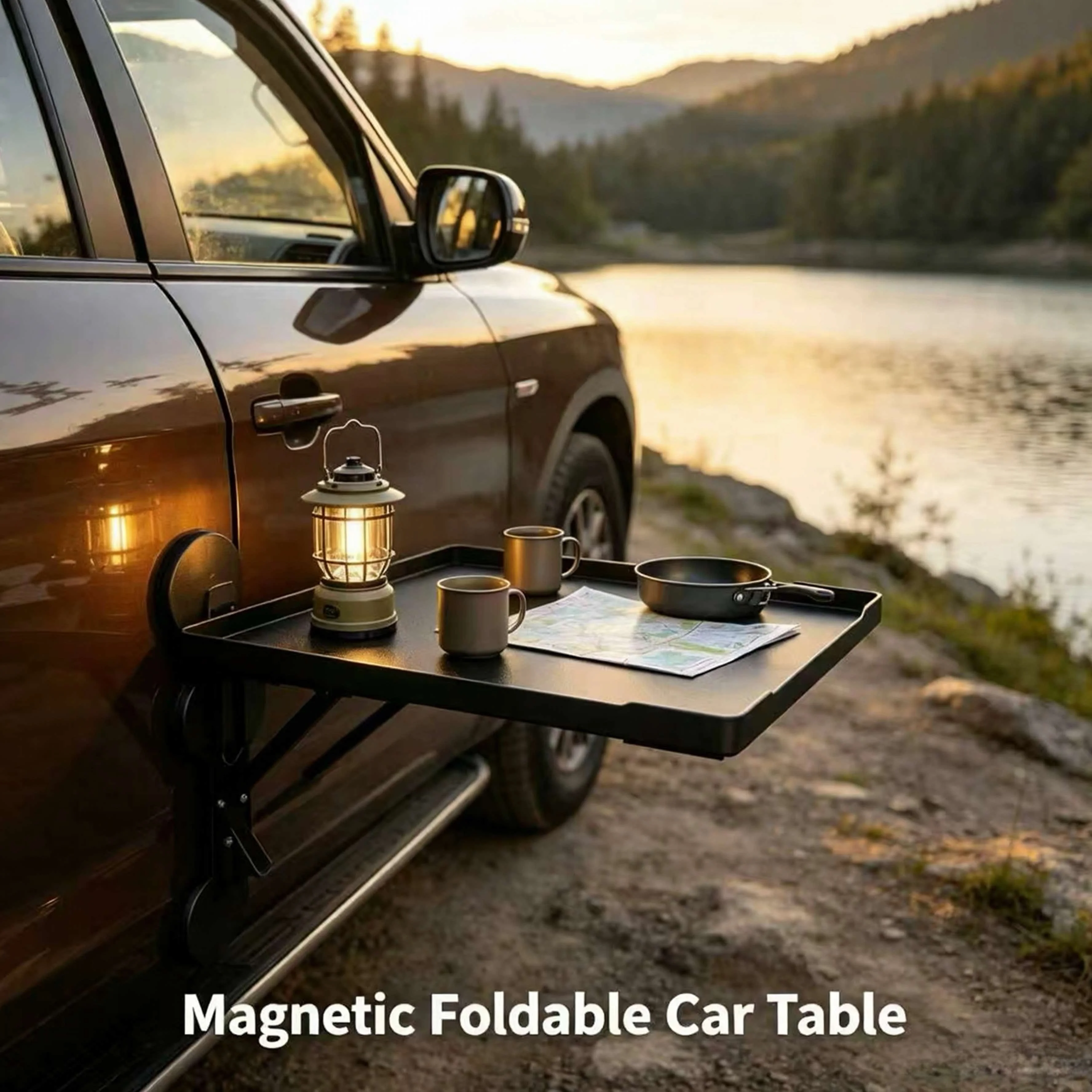 Table pliante portable pour vo - Car Accessories For Road Trip avis et prix