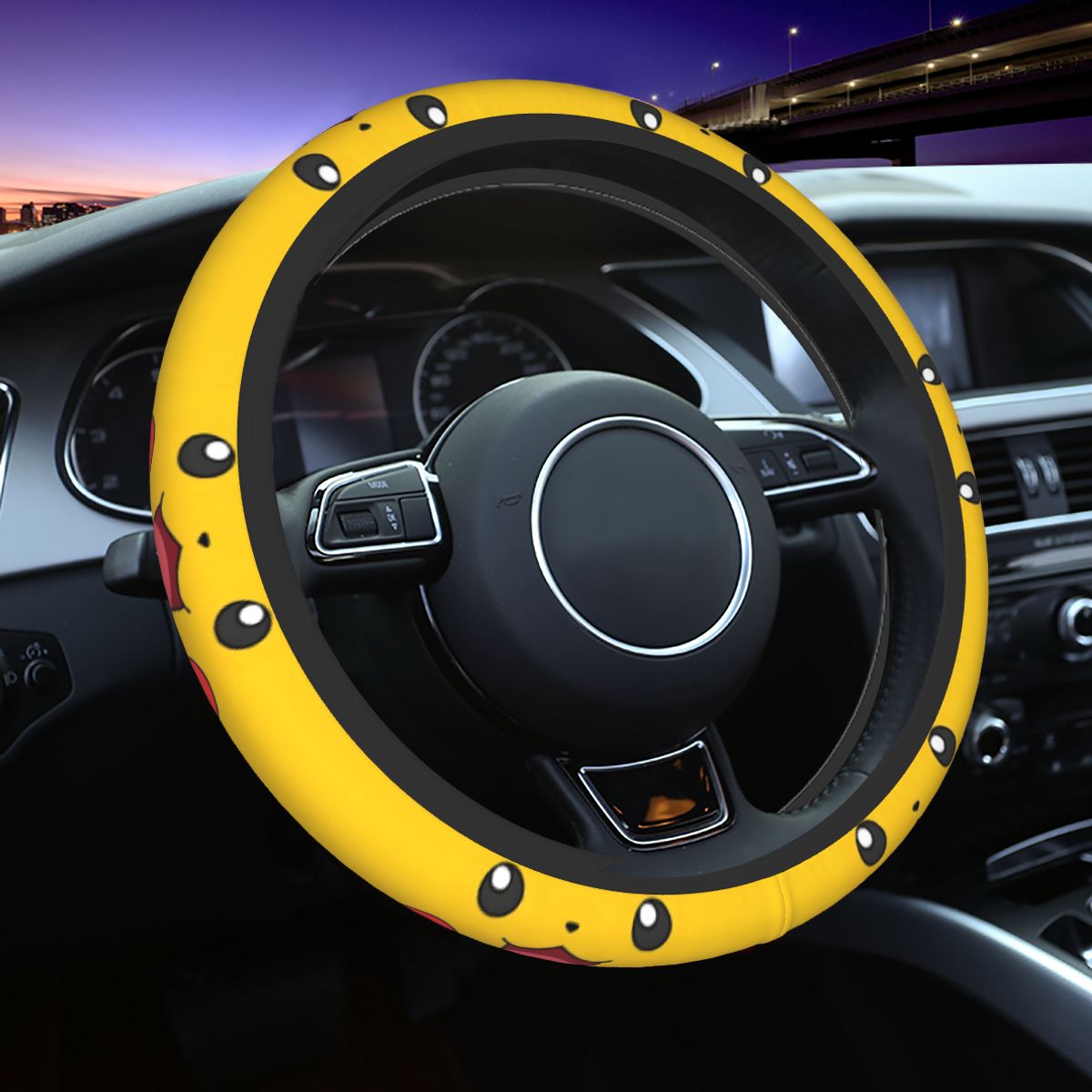 Housse de volant B-Bikachus Sm - Car Accessories Girl avis et prix